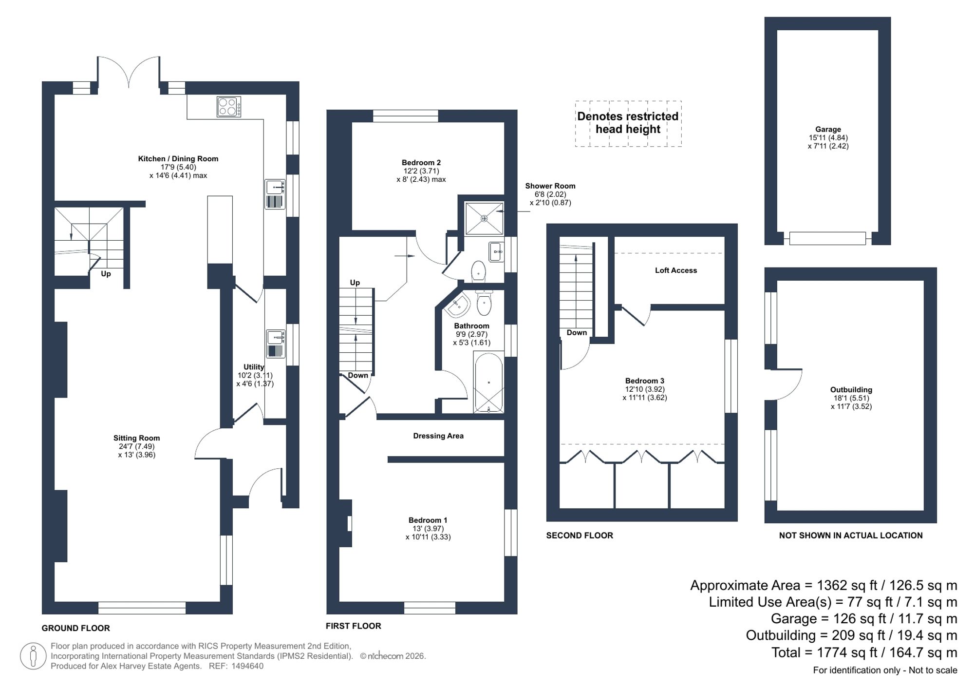 2 Motto Cottages Sandhills Road, Horsham floorplan