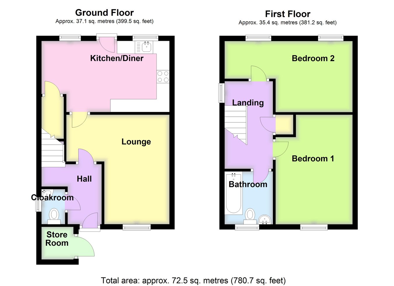 43, Scotia Road, Boston floorplan