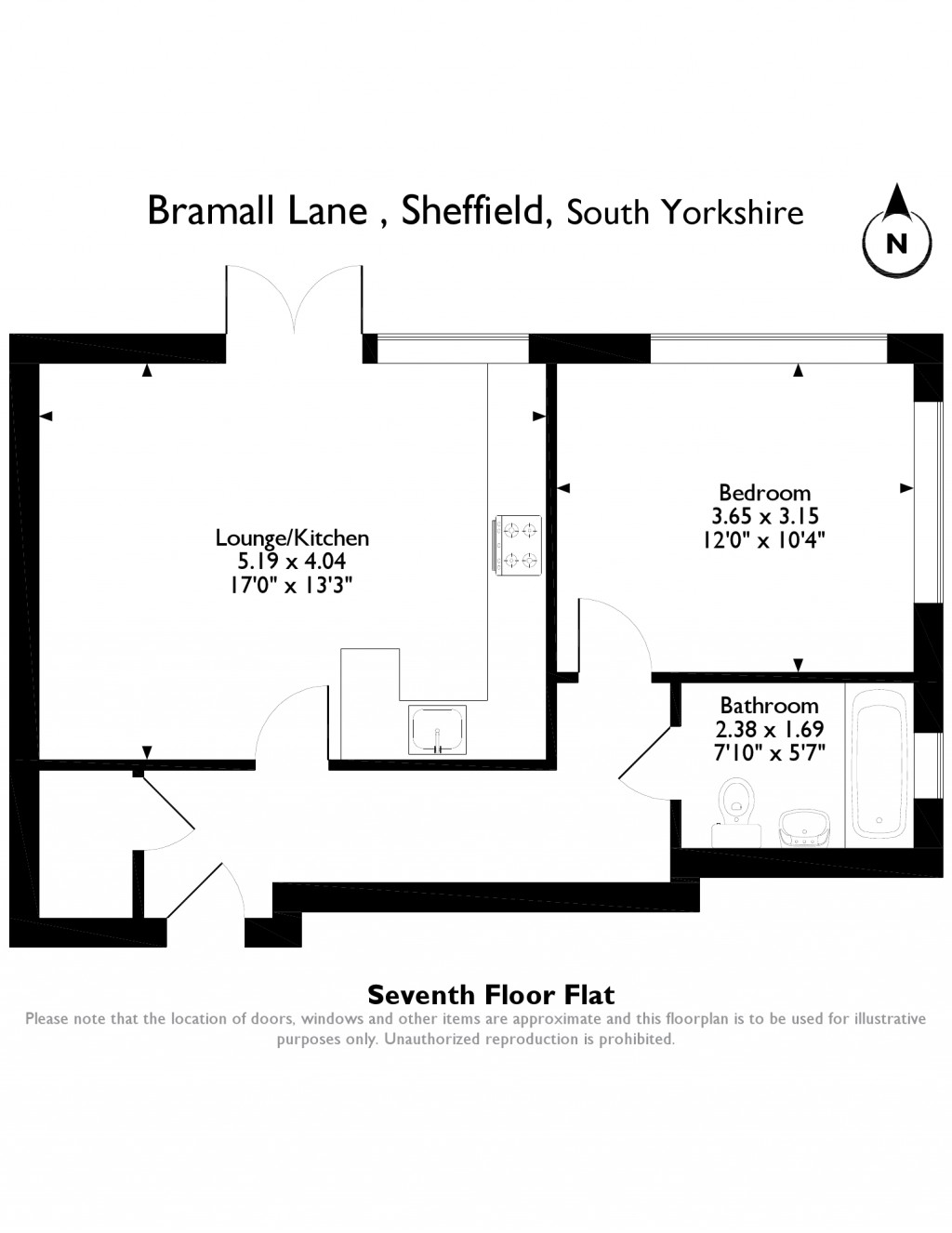 1 Bedrooms Flat for sale in Bramall Lane, Sheffield S2