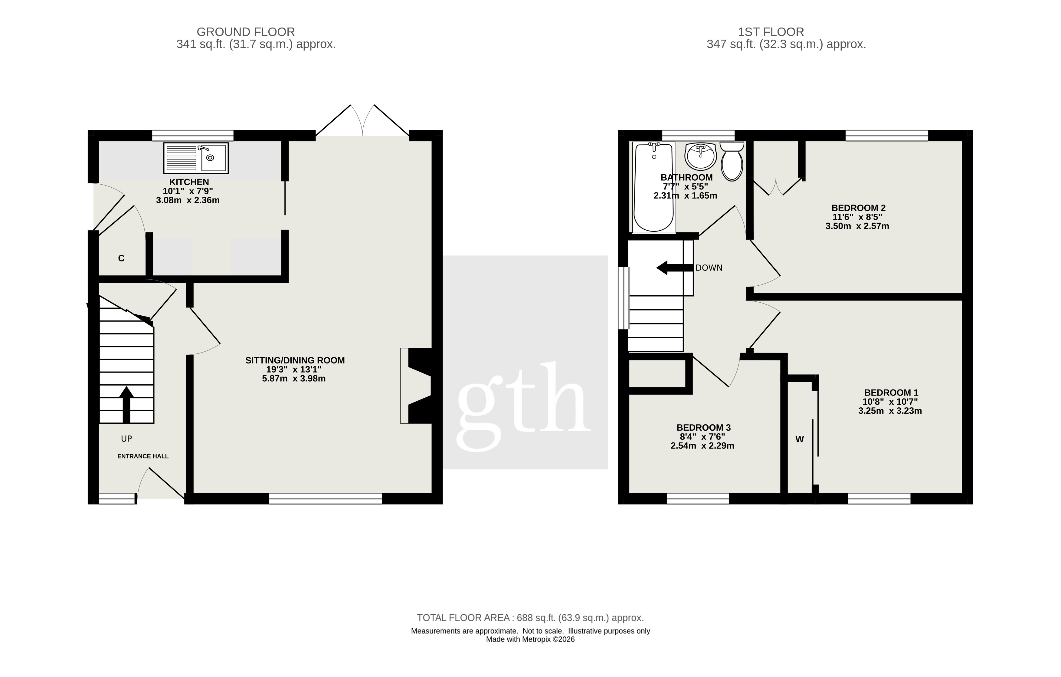 6, Pooles Close, Bridgwater floorplan