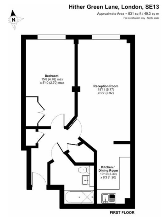 Hither Green Lane, London floorplan