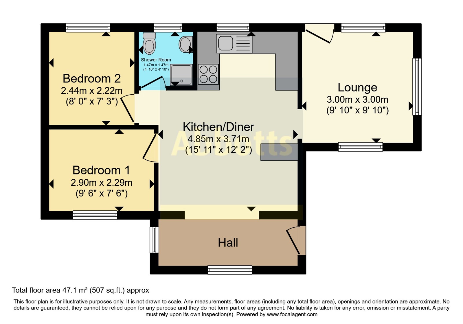 9, The Cedars, King's Lynn floorplan