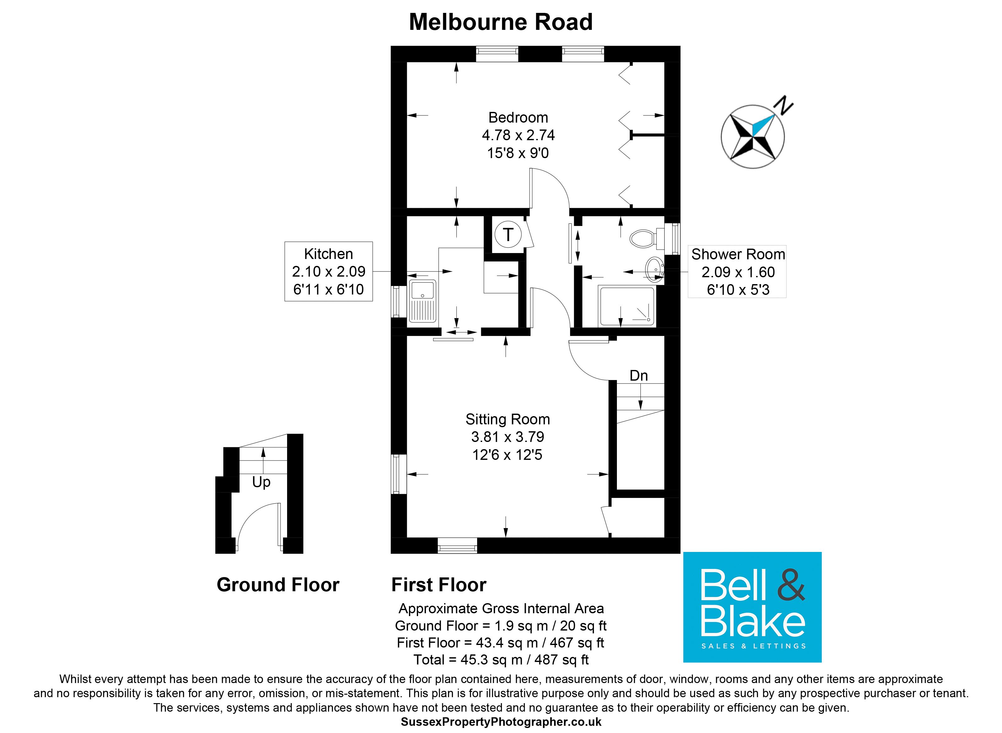 56 St James Court, Melbourne Road, Chichester floorplan