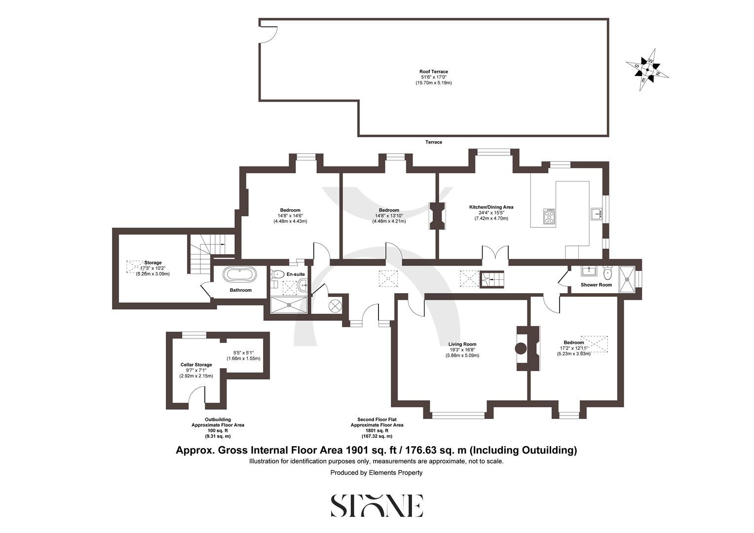 Flat 7, Shagbrook, Reigate floorplan