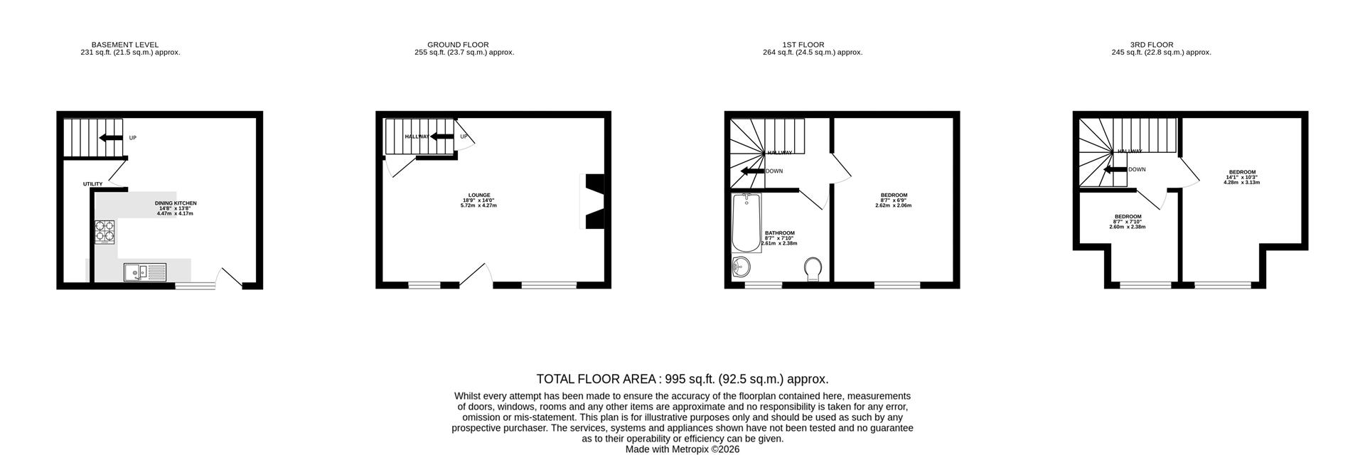 34, Norman Row, Leeds floorplan