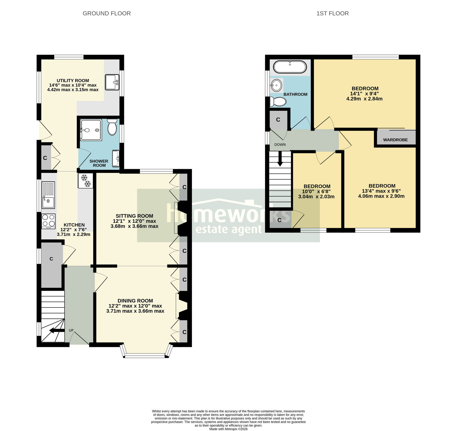4, Orchard Close, Dereham floorplan