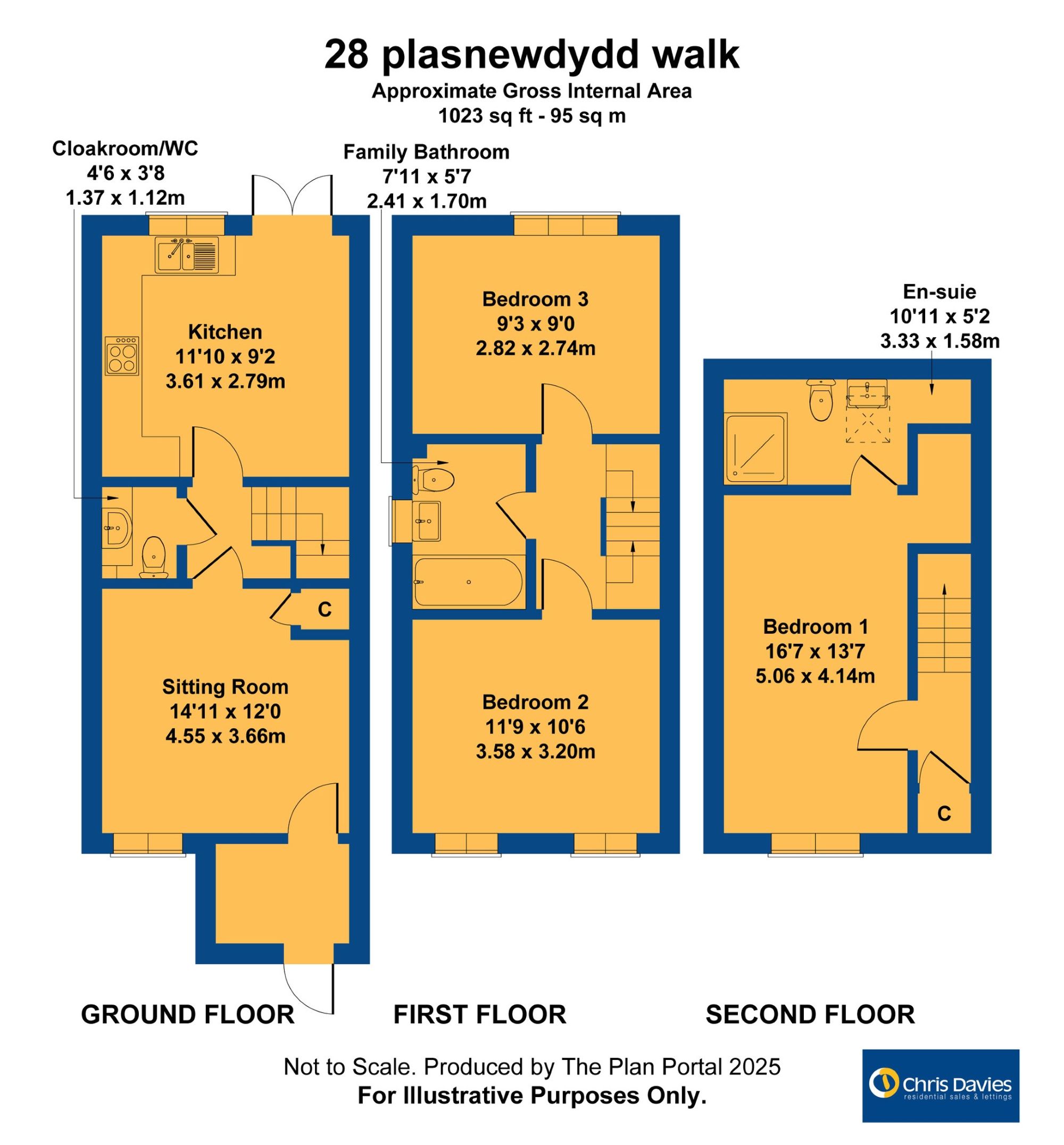 28, Plasnewydd Walk, Llantwit Major, CF61 floorplan
