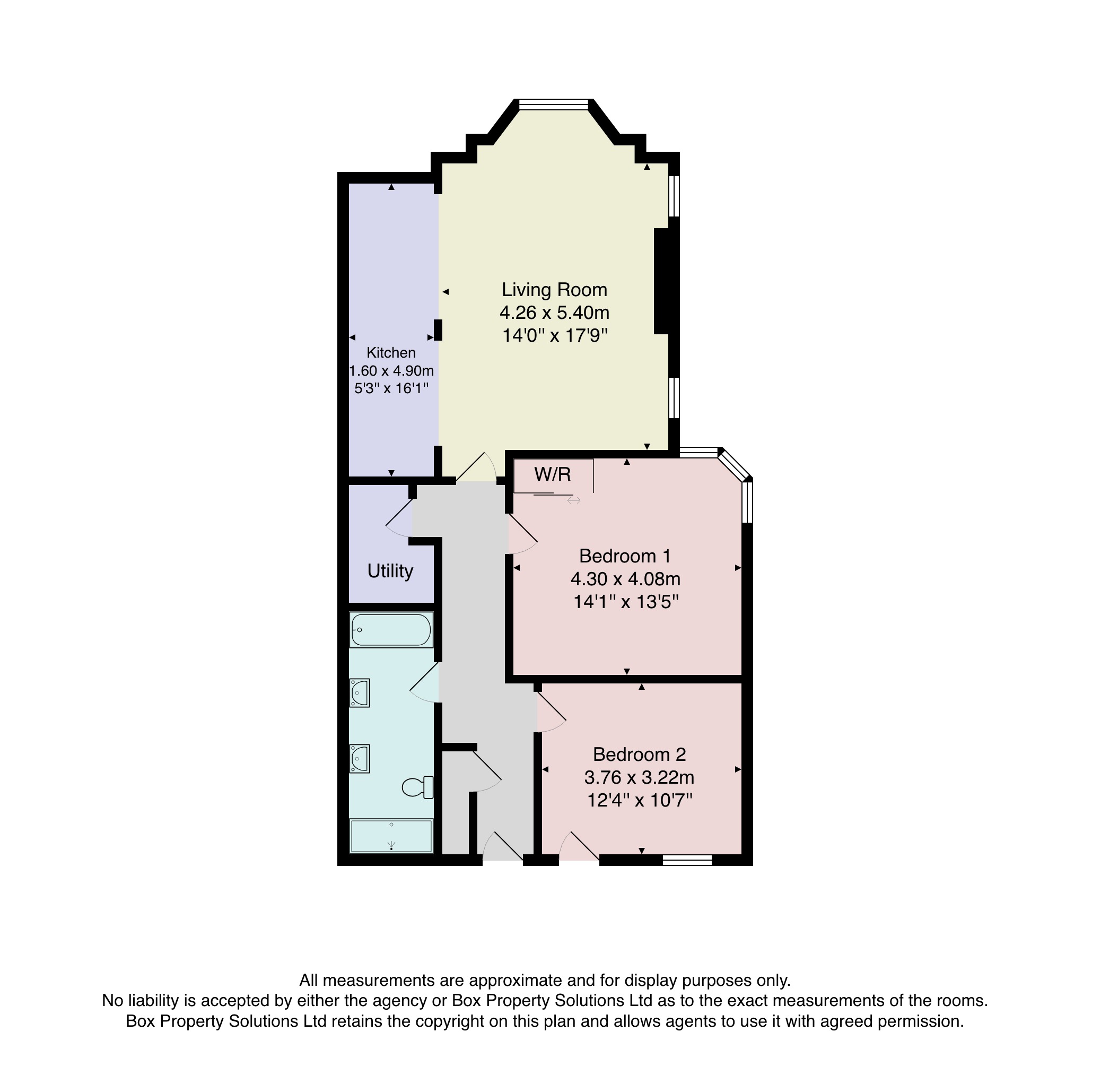 2 Bedrooms Flat for sale in Kingsley Court, Ripon Road, Harrogate HG1