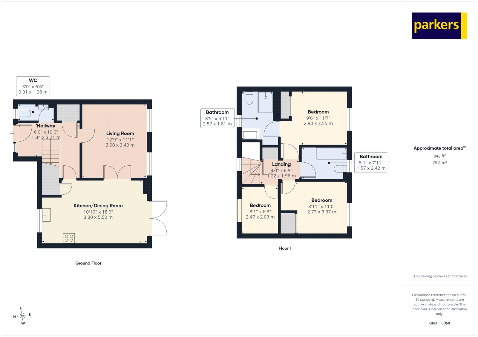 69, Woodfield Way, Reading floorplan