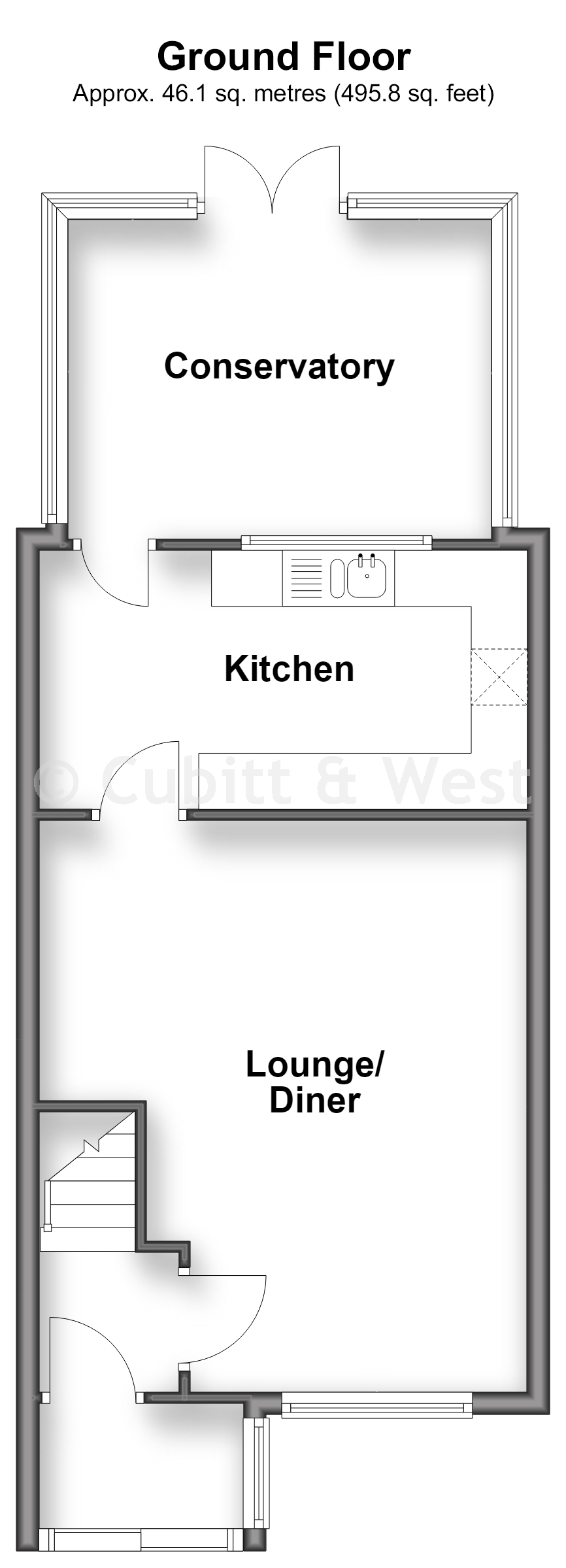 23, Pelham Close, Peacehaven floorplan