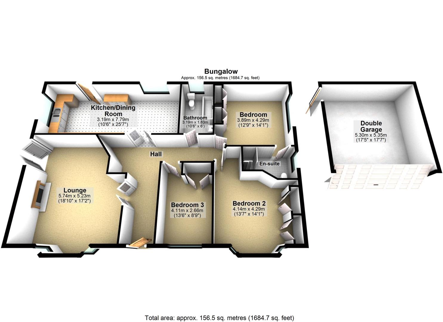 11, Roundwood, Worthing floorplan
