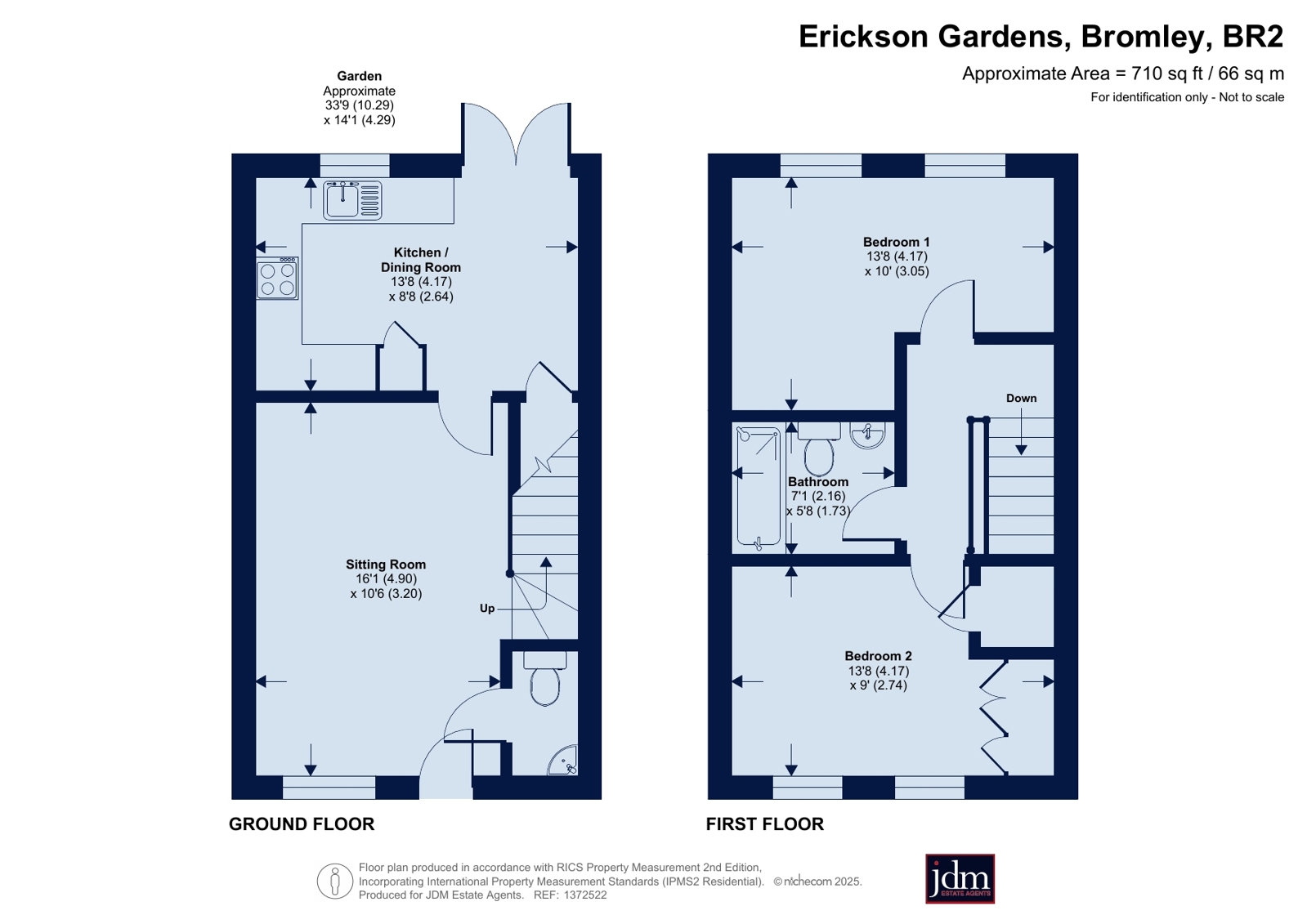 10, Erickson Gardens, Bromley floorplan