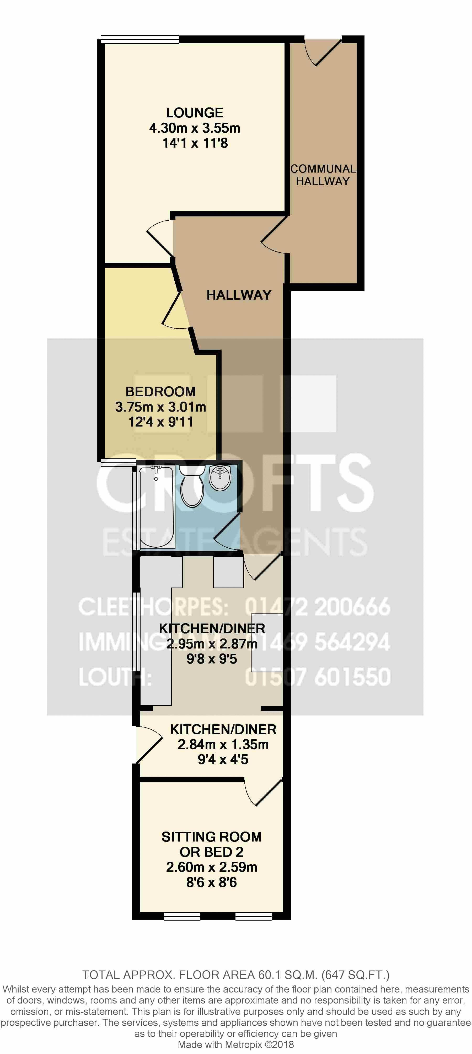 253, Wellington Street, Grimsby floorplan
