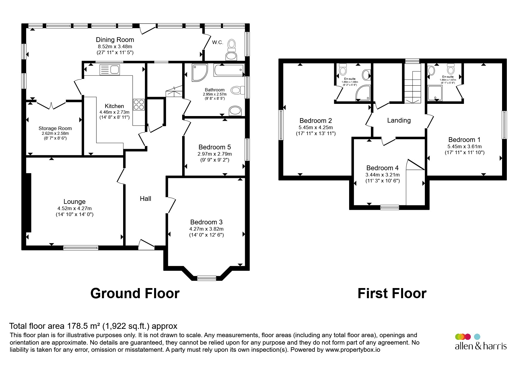 19, Corsebar Drive, Paisley floorplan