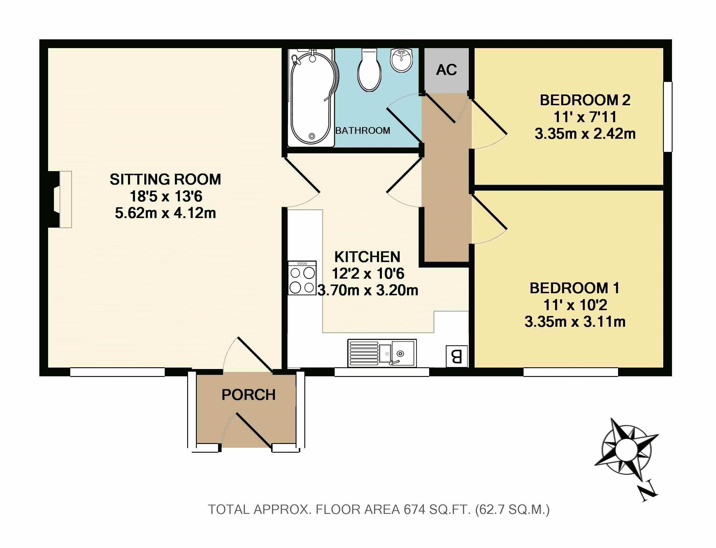 1 Raymar Flats, Winterhay Lane, Ilminster floorplan