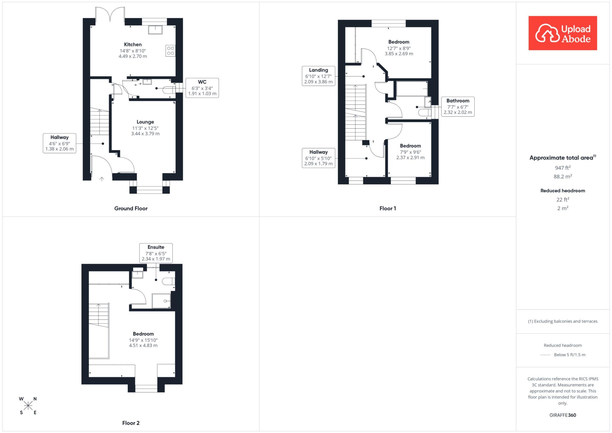 57, Old Meadow Walk, Wishaw floorplan