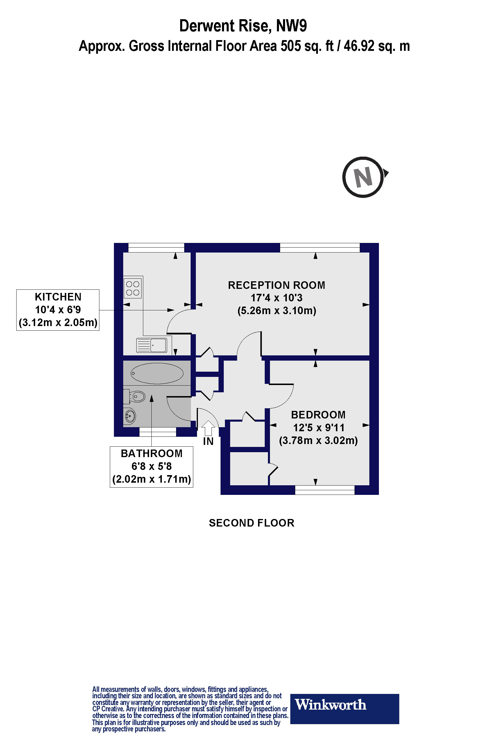 1 Bedrooms Flat for sale in Derwent Rise, London NW9