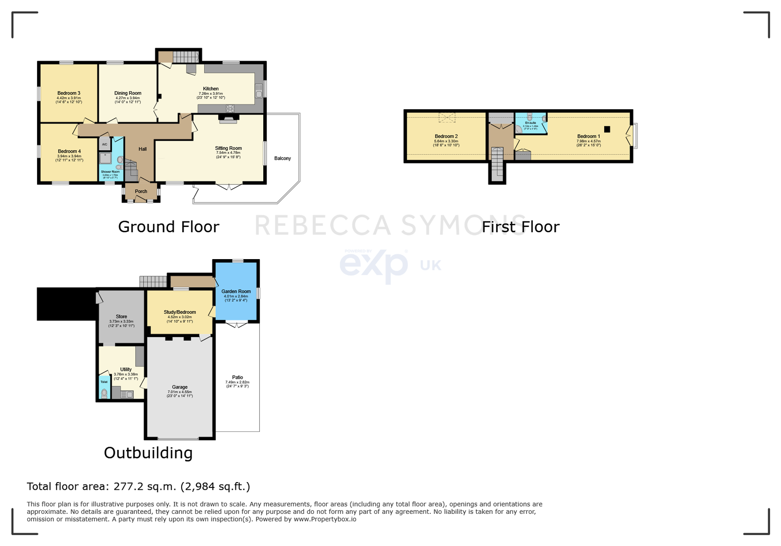 South Cleeve, Higher Park Lane, Minehead floorplan