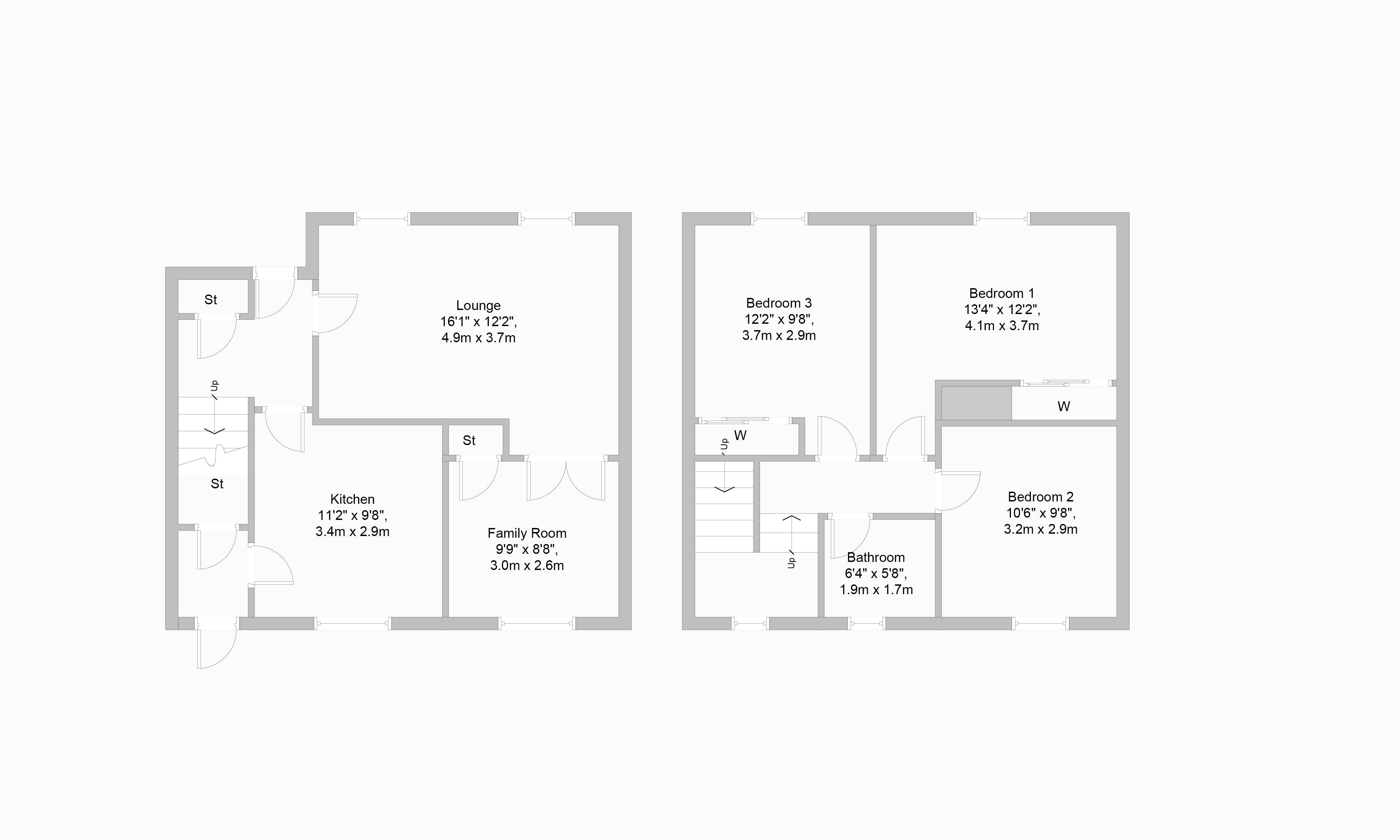 3 Bedrooms End terrace house for sale in Ruskie Road, Cornton, Stirling FK9