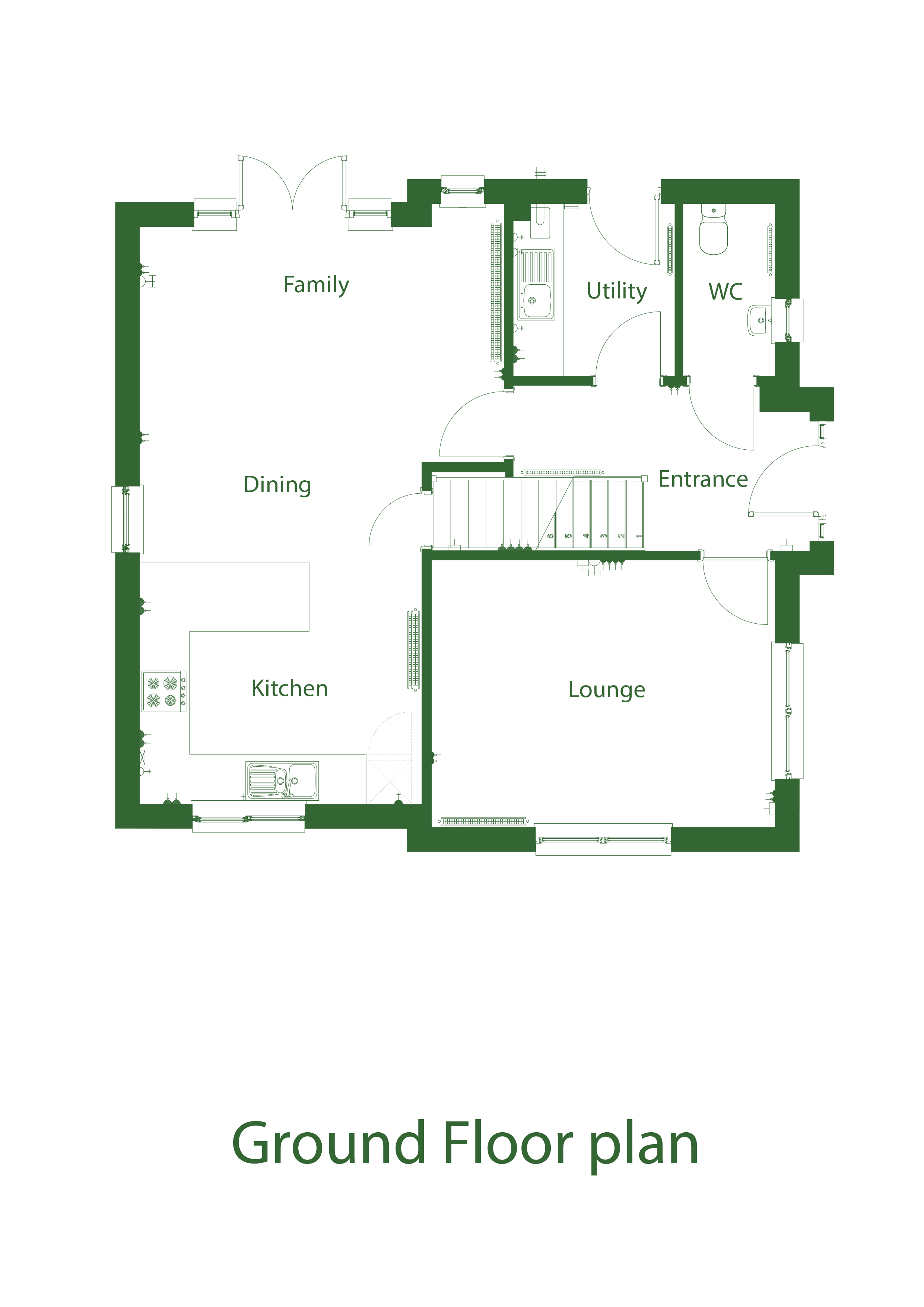 106, Conon Green, Off Oak Gardens, Conon Bridge floorplan