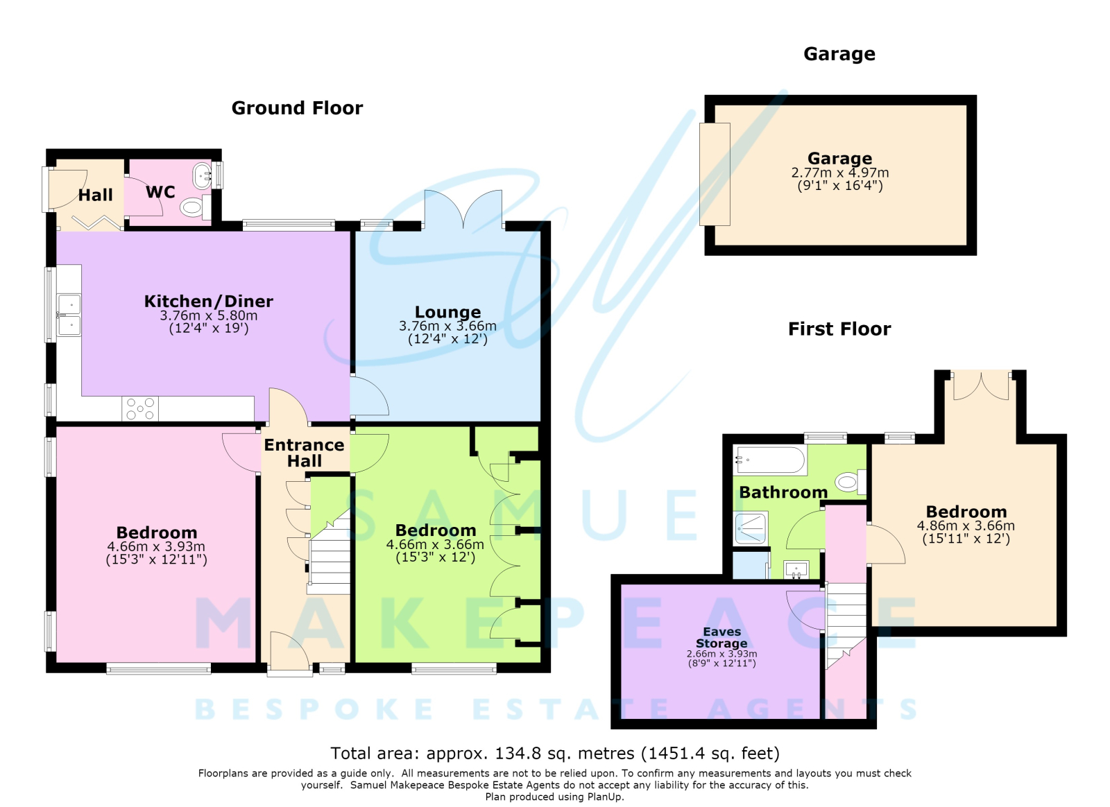 55a, High Street,, Mow Cop floorplan