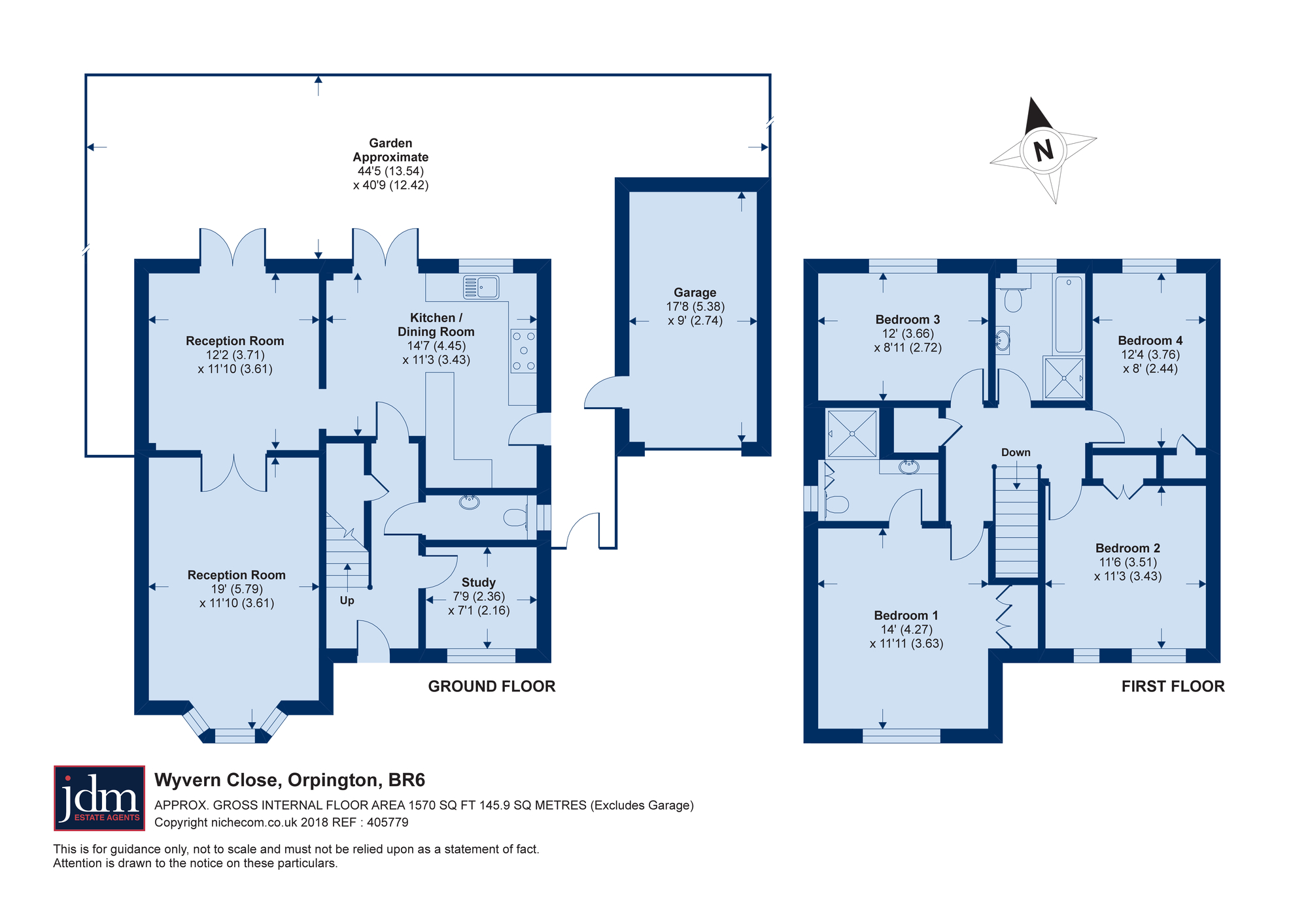 4 Bedrooms Detached house for sale in Wyvern Close, Orpington BR6