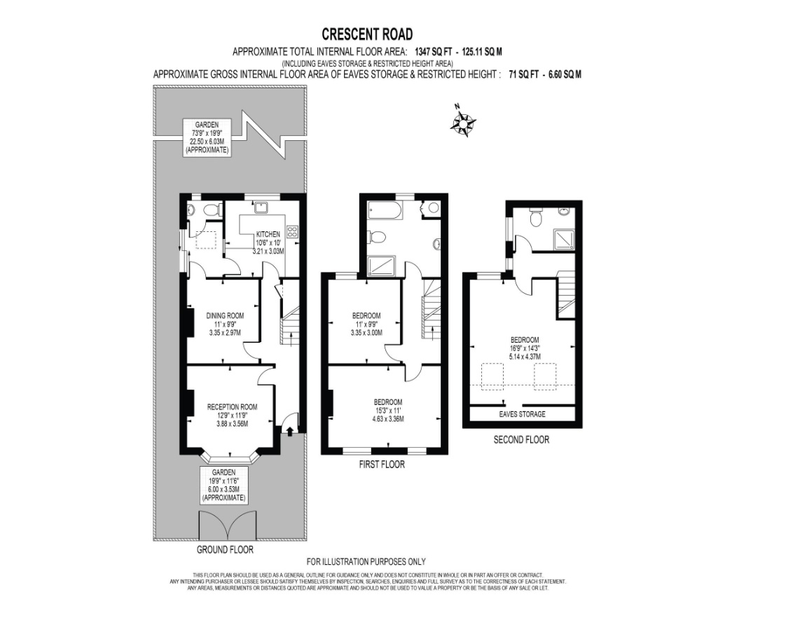 Crescent Road, Shepperton floorplan