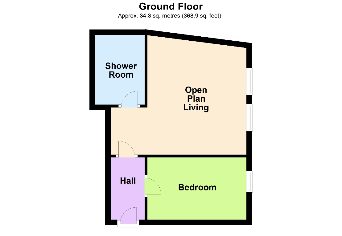 Flat 3, Cheltenham House,, Tudor Square, Pembrokeshire floorplan
