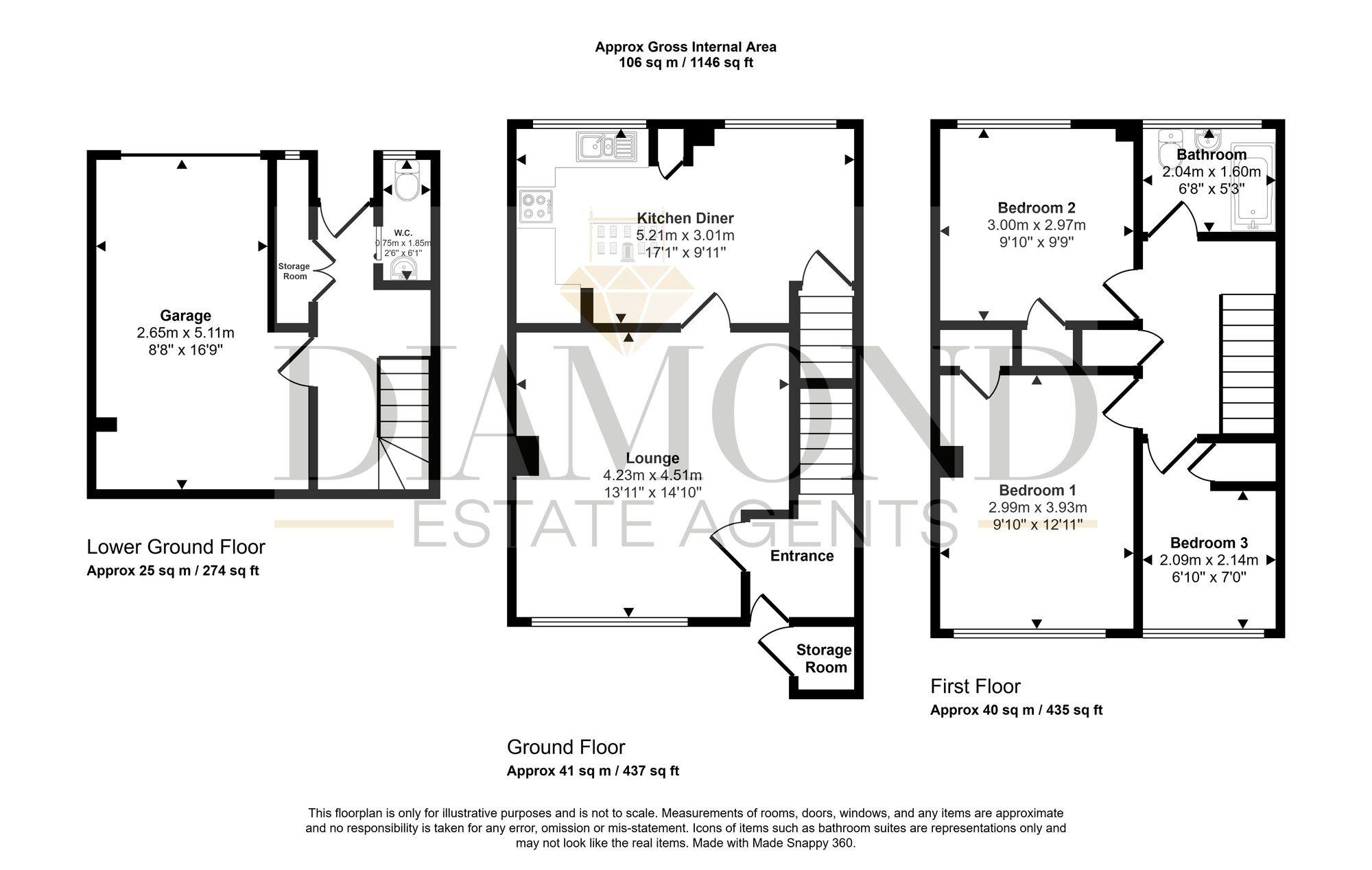 16 Derick Road, Tiverton floorplan