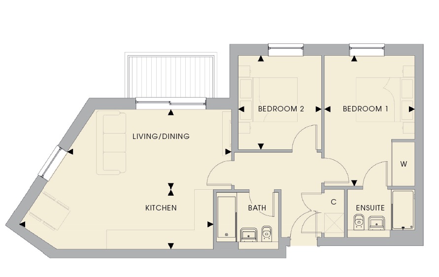 2 Bedrooms Flat to rent in Montagu House, Padworth Avenue, Reading RG2