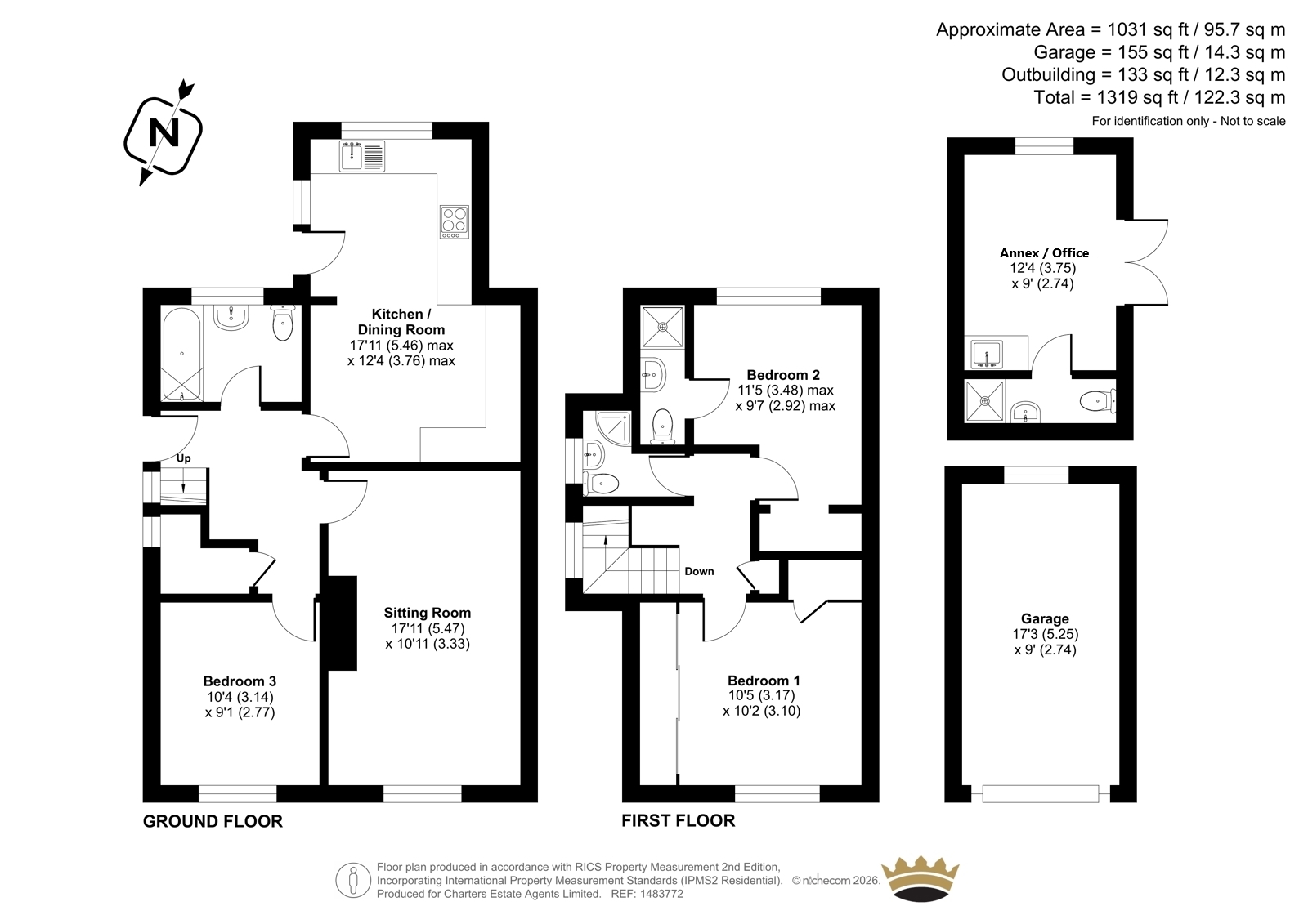 13, Corinthian Road, Eastleigh floorplan