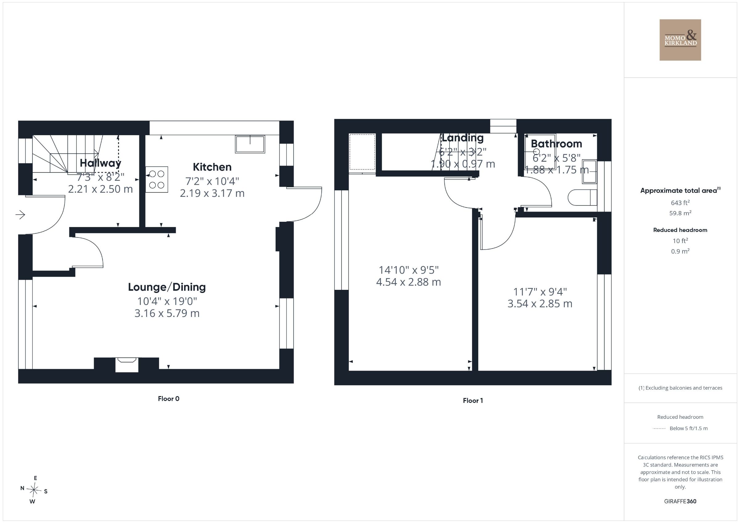 37 Greenfield Street, Wishaw floorplan