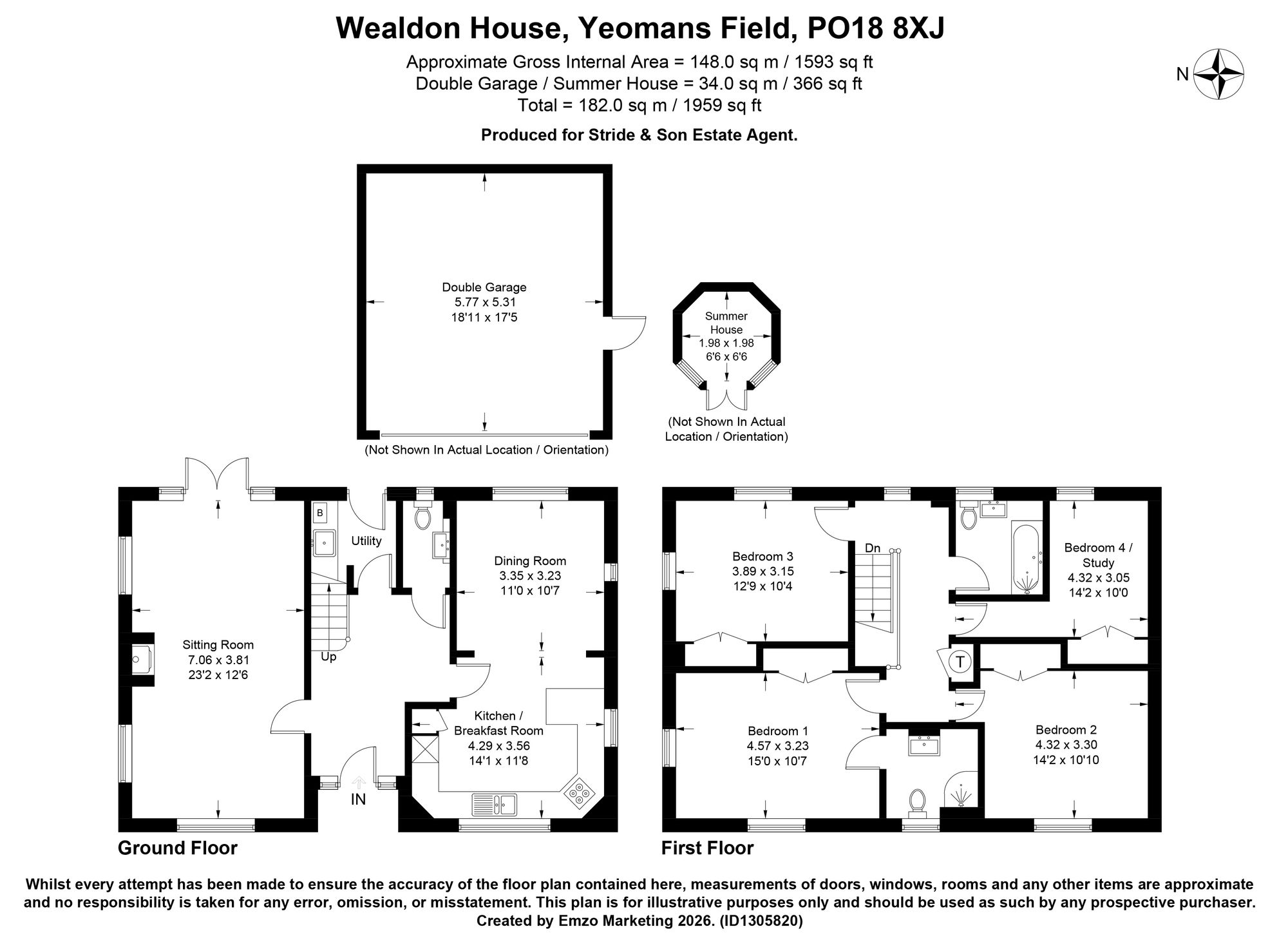 Wealdon House Yeomans Field, Chichester floorplan