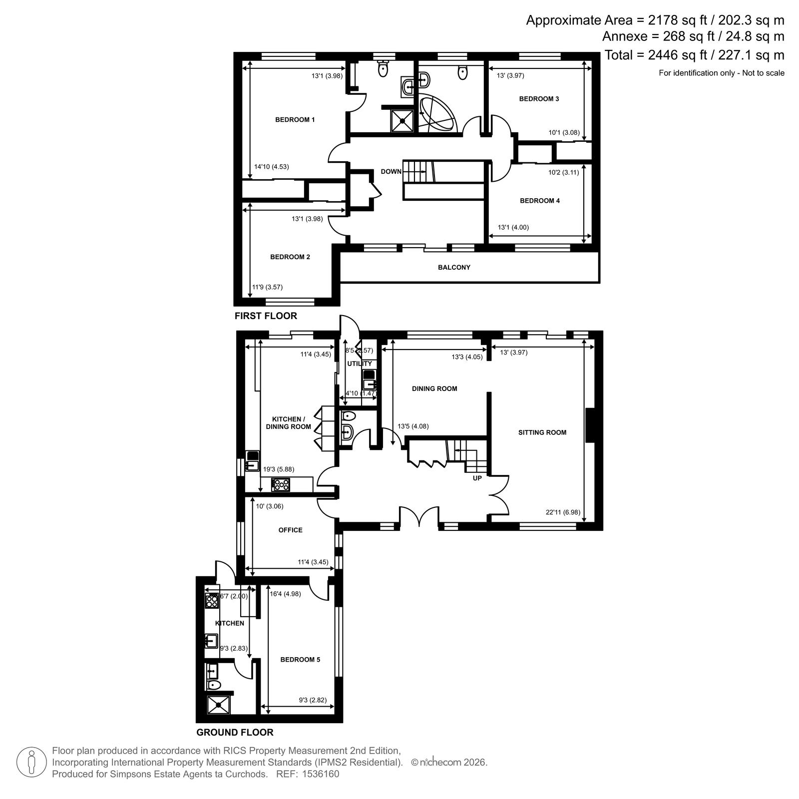 Coppice End, Pyrford floorplan