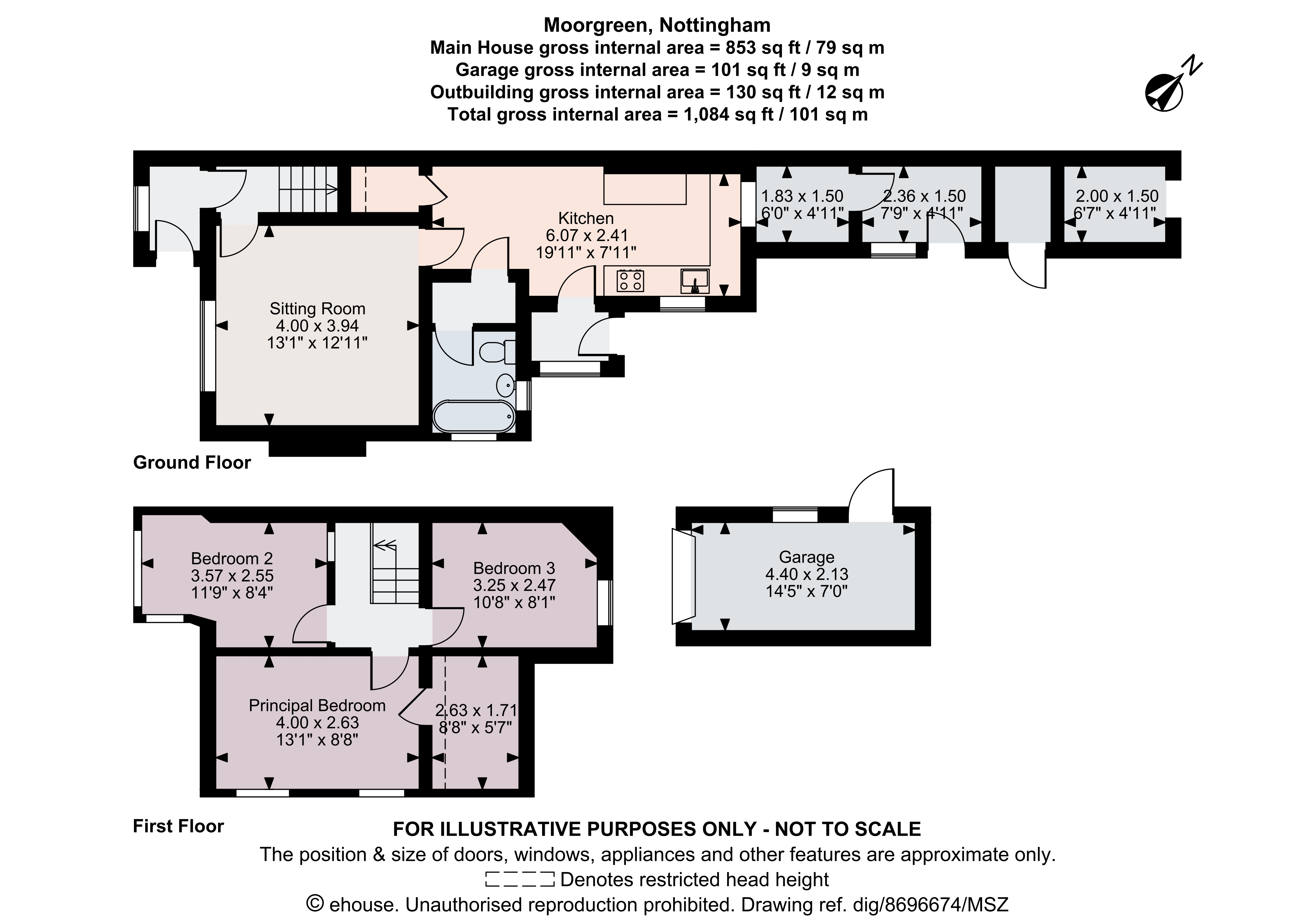 130, Moorgreen, Nottingham floorplan