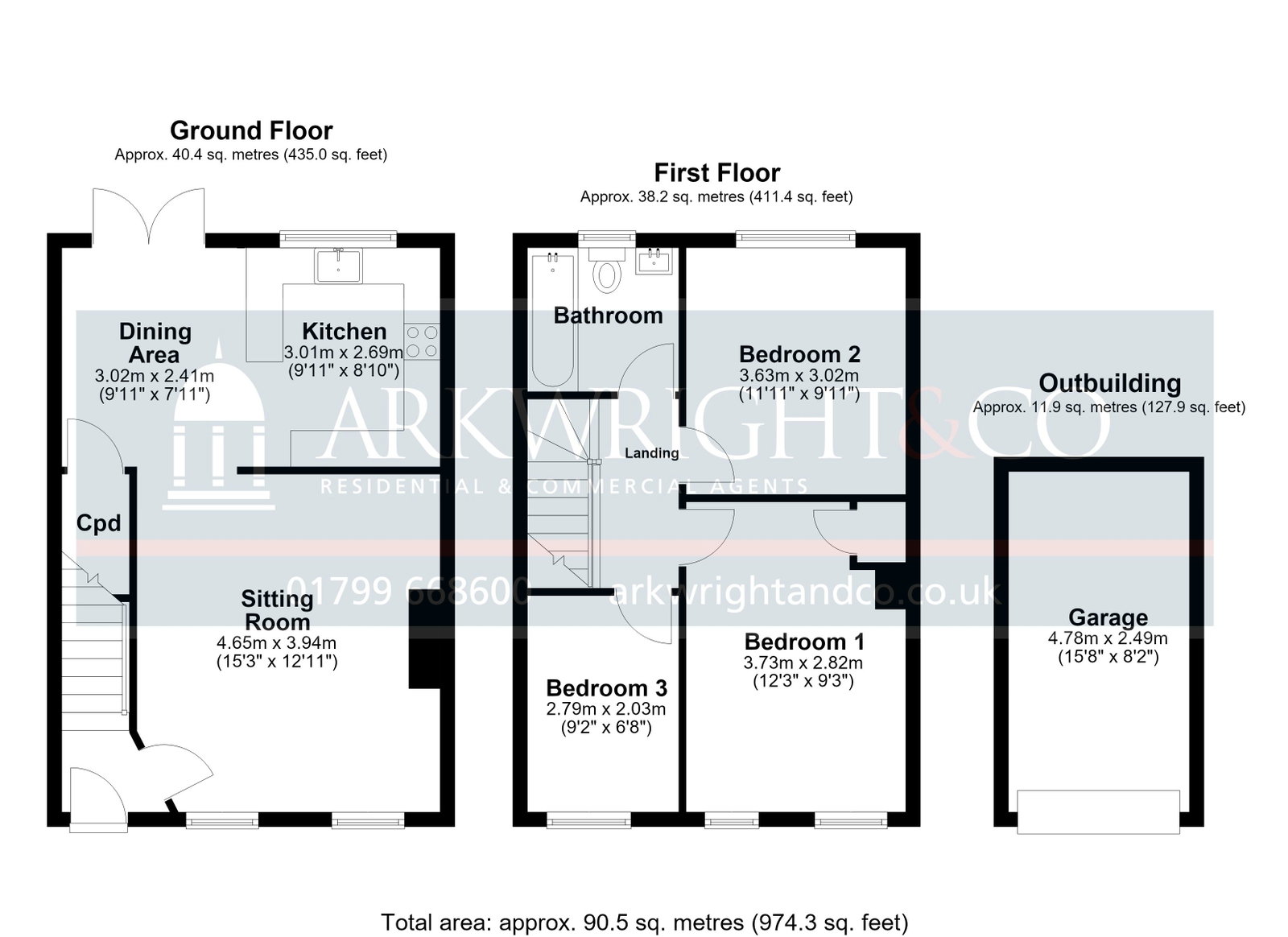 25, Cherry Garden Lane, Saffron Walden floorplan