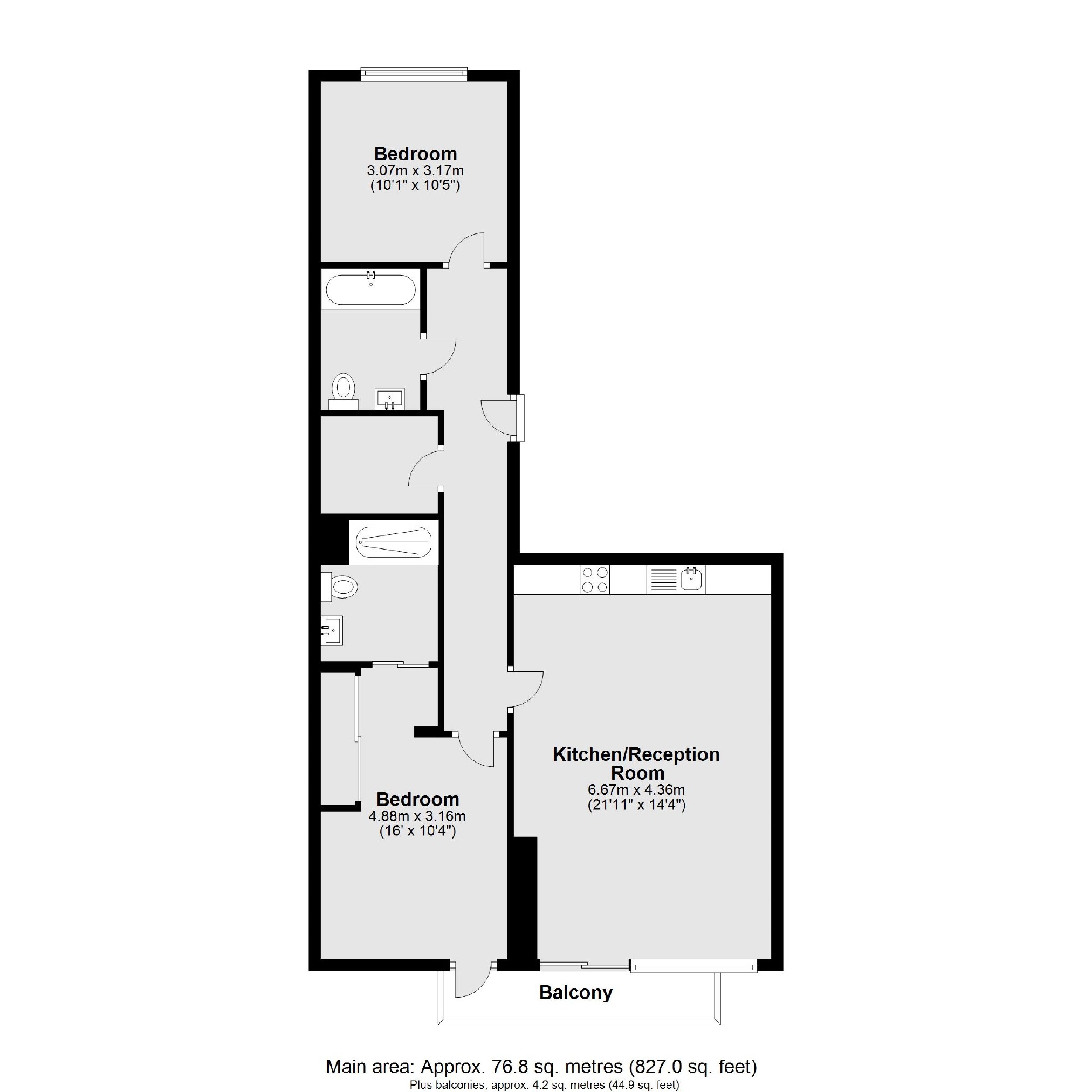 Abbey Road, London floorplan