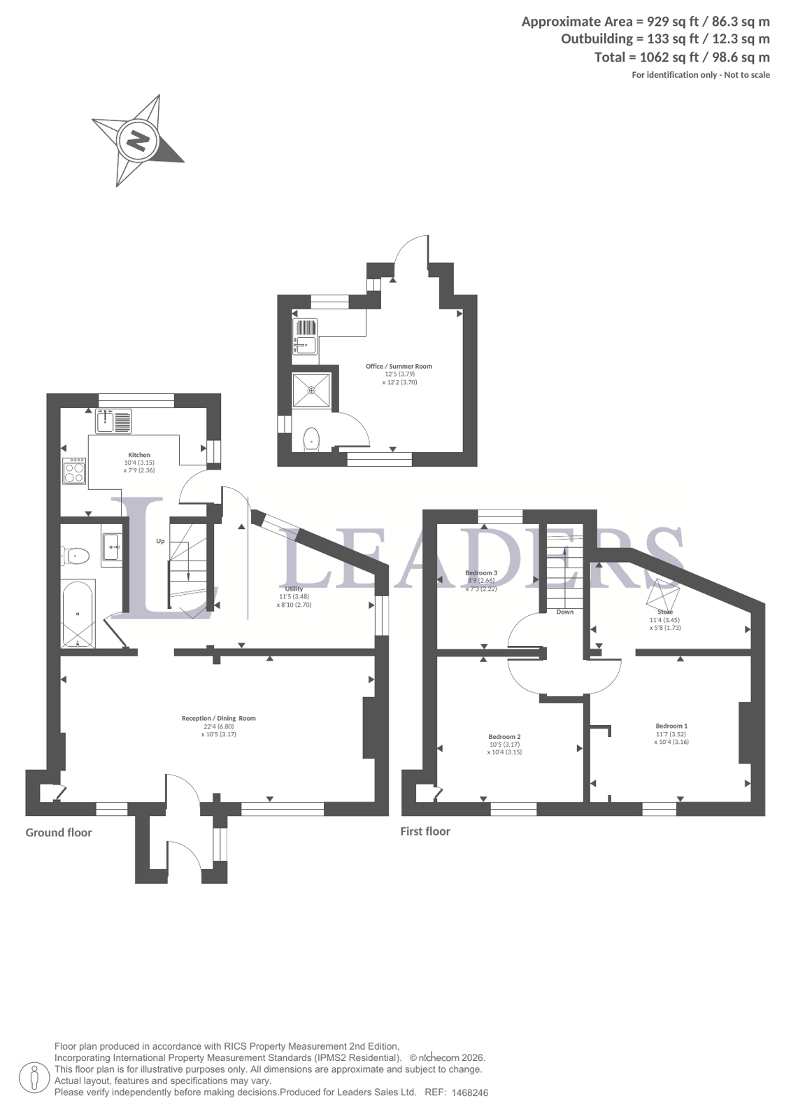 2, Hope Cottages, Ashurst Wood floorplan