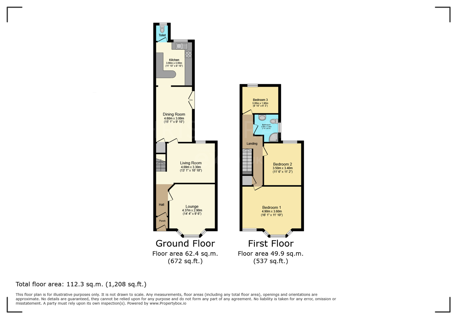 126, Tanygroes Street, Port Talbot floorplan