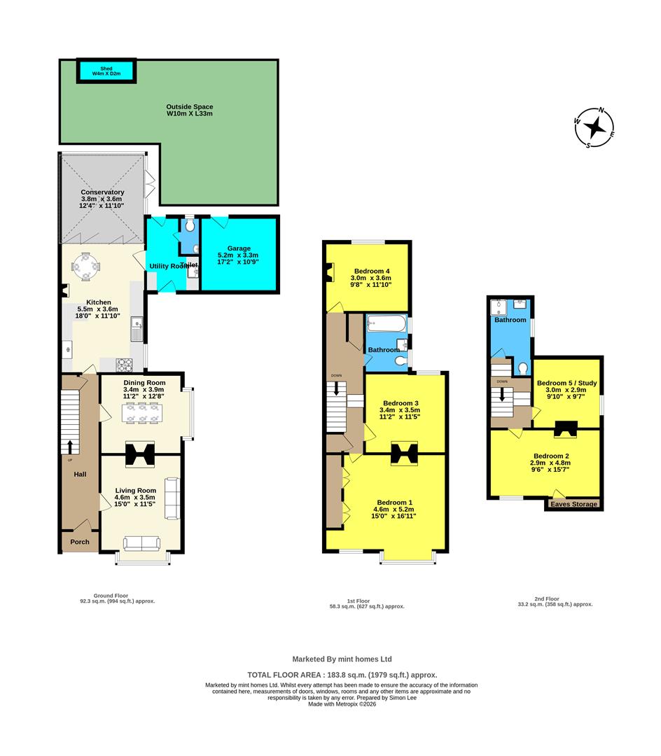 33, Waldens Park Road, Woking floorplan