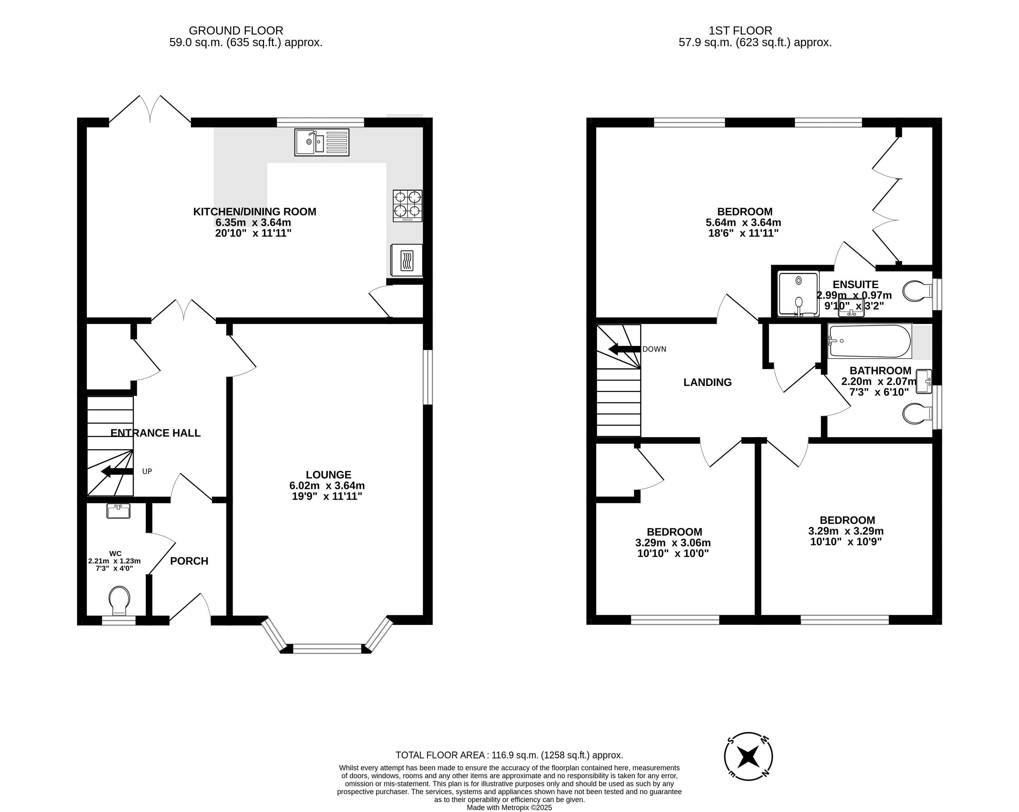 2, Greenover Place, Brixham floorplan