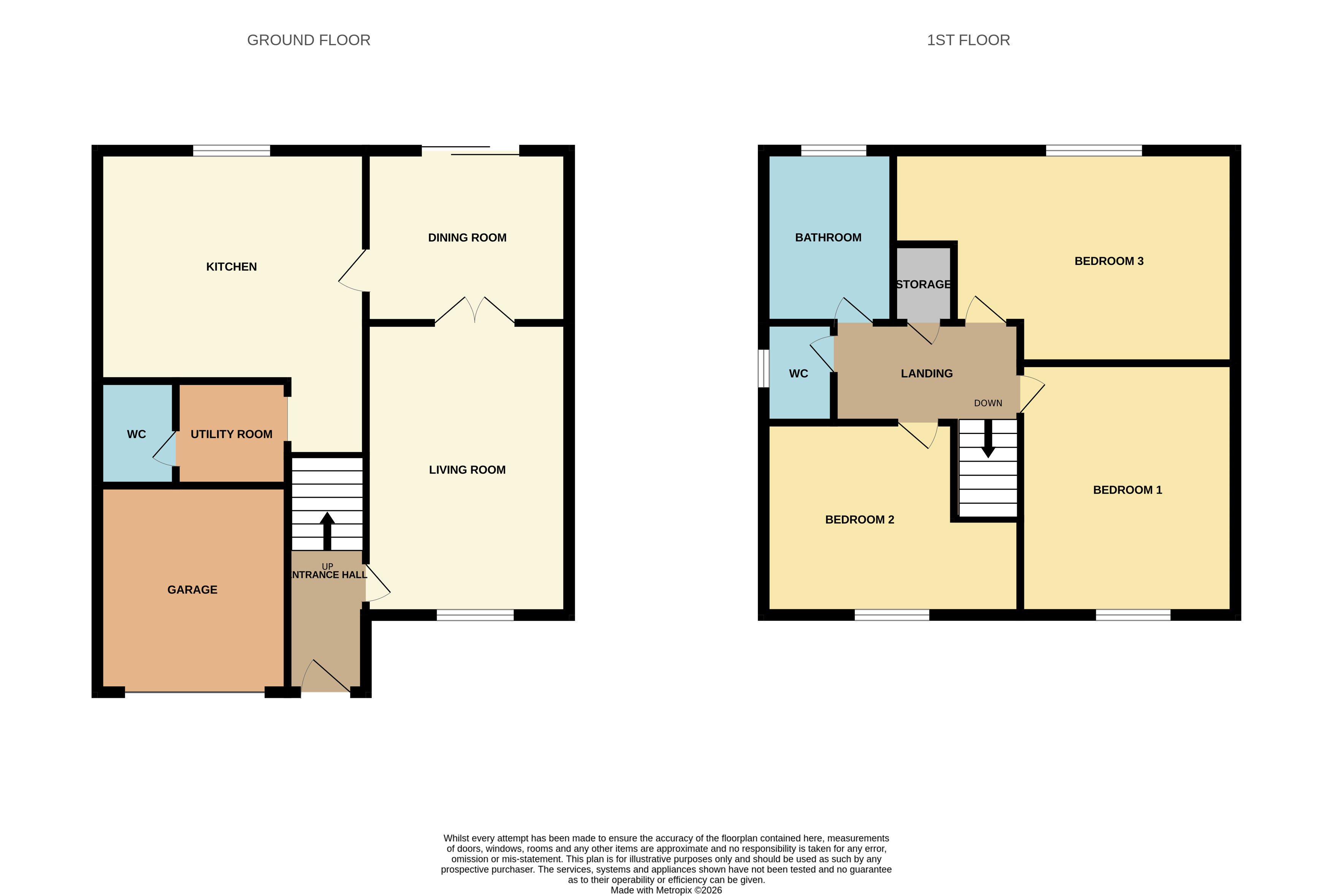 19, Waltham Crescent, Warwickshire floorplan