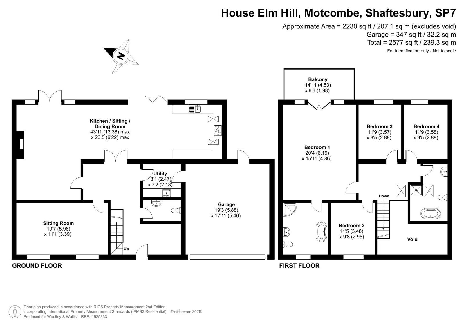 Cedar House,, Elm Hill, Shaftesbury floorplan