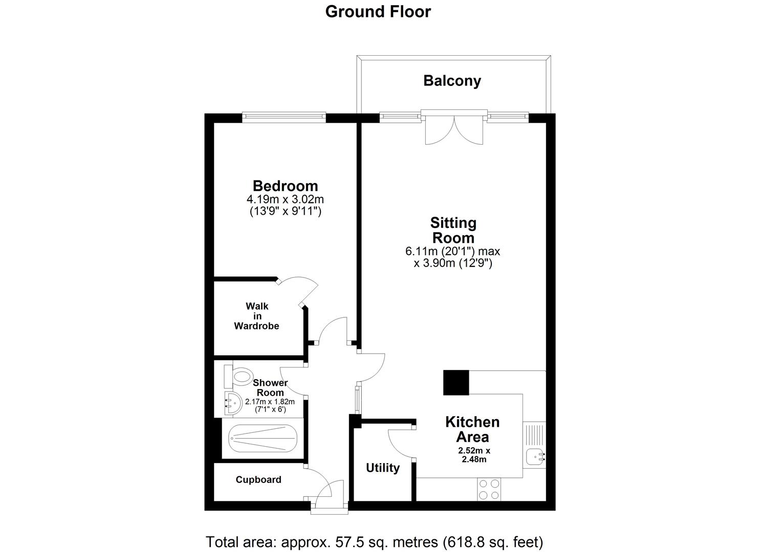 Apartment 12, Sovereign Court, Low Catton Road, Stamford Bridge floorplan