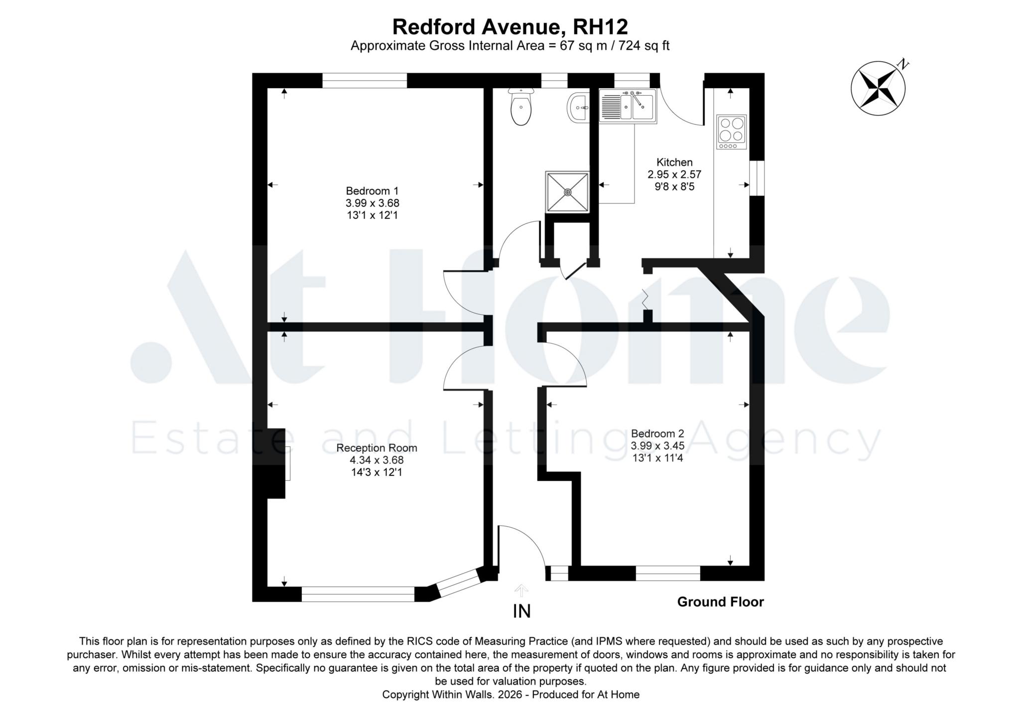 49, Redford Avenue, Horsham floorplan