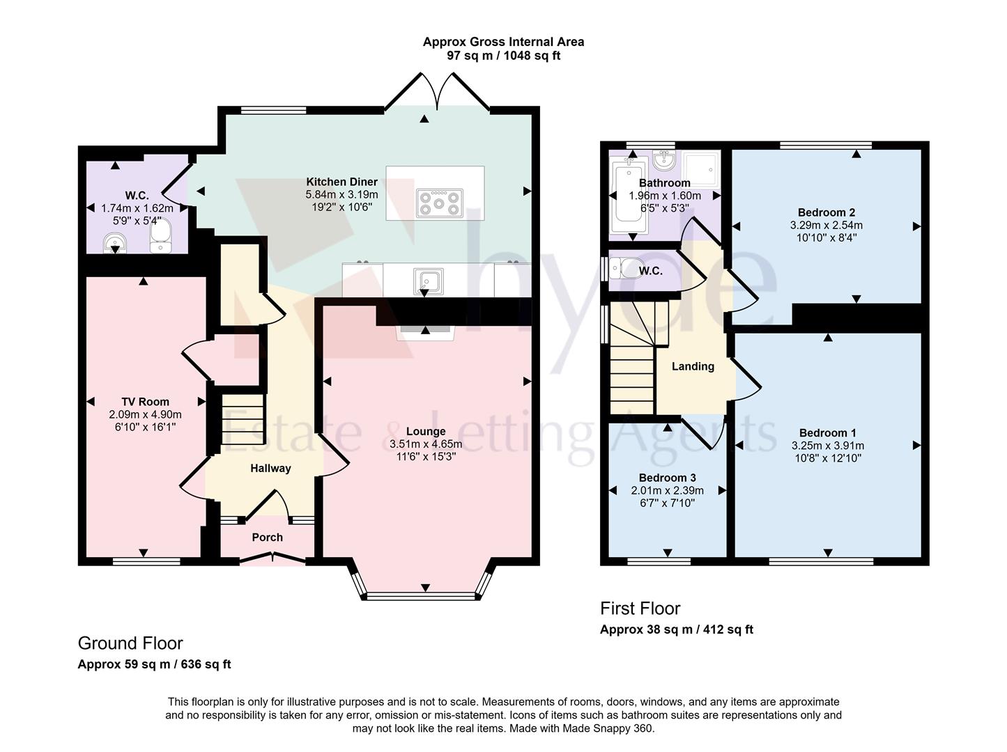 25, Oldfield Road, Prestwich floorplan