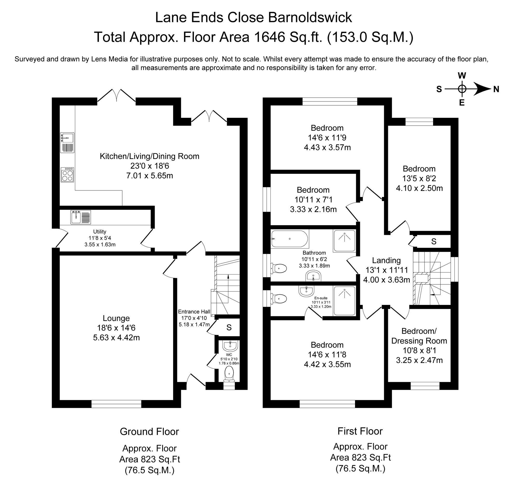 14 Lane Ends Close, Barnoldswick floorplan