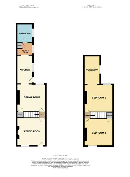 5, St. Johns Road, Lowestoft floorplan