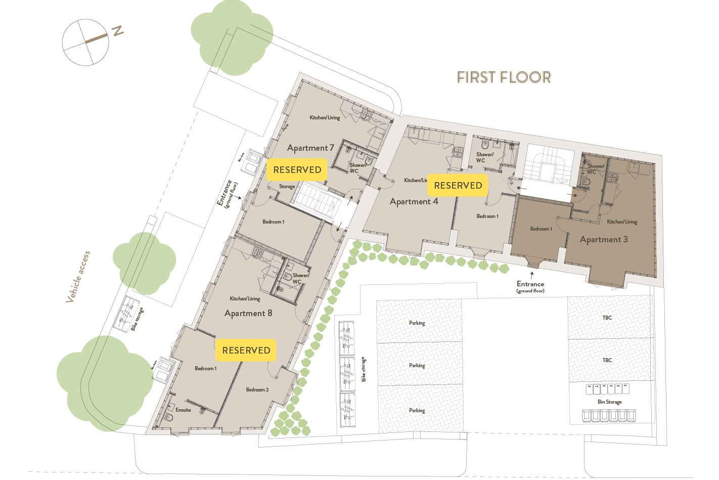 Flat 3, Coldharbour Mews (Plot 5), Bristol floorplan