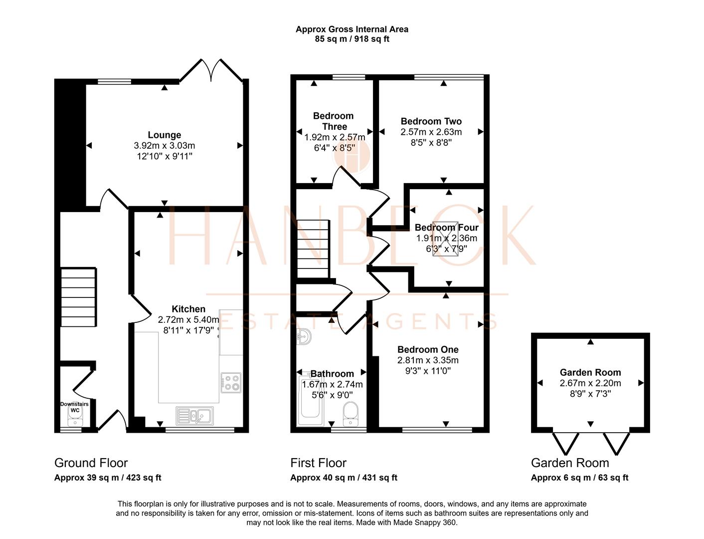 32, Dunlin Close, Hull floorplan